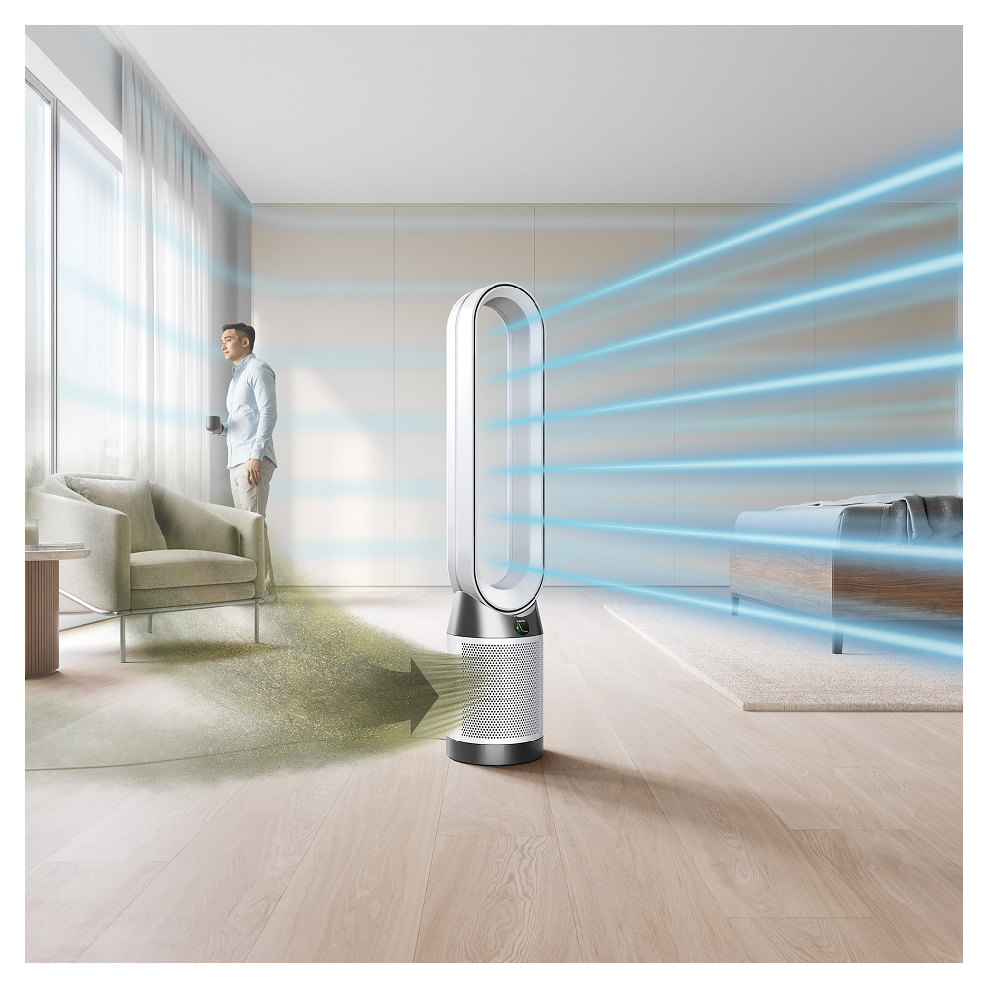 Pročišćivač zraka i ventilator DYSON Purifier Cool Gen1 TP10 White/White, 454843-26