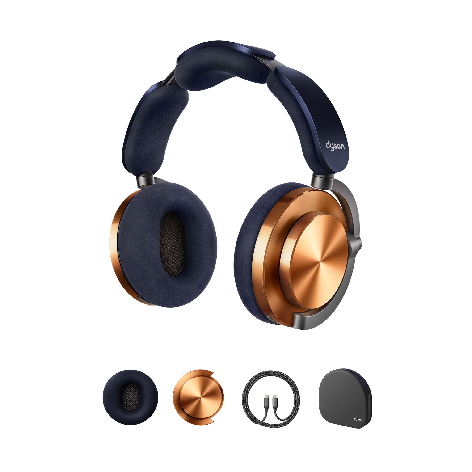 Slušalice DYSON OnTrac CNC Copper, 759558 (bežične, ANC 40 dB, baterija 55h, mikrofon, BT)-2