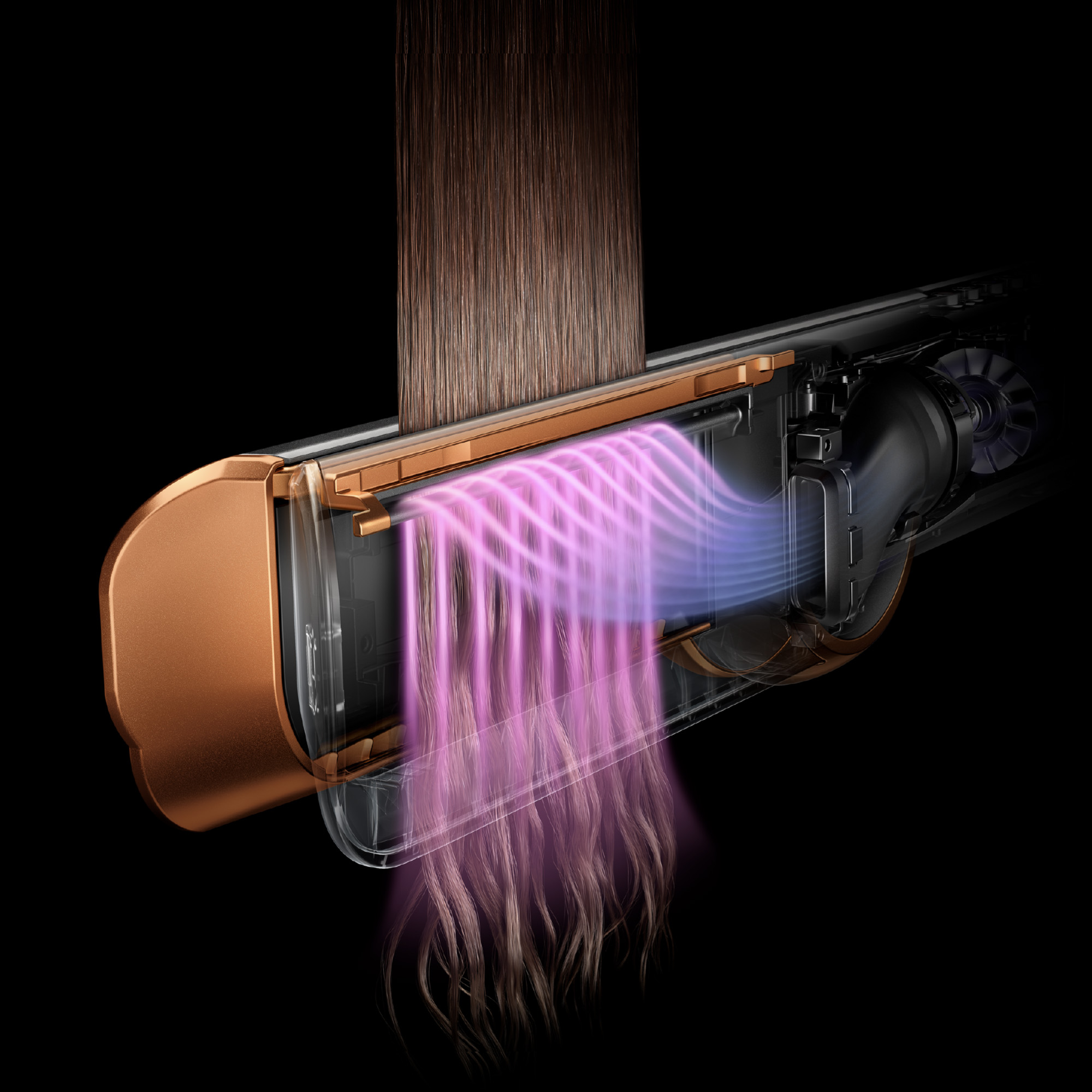 Pegla za kosu DYSON Airstrait Bright Nickel/Bright Copper, 408202-01-6