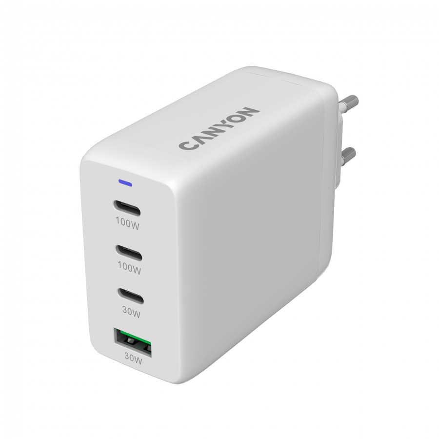 Punjač CANYON CNS-CUW100ACC 100W (3xPD, 1xQC, EU, bijela boja)-2