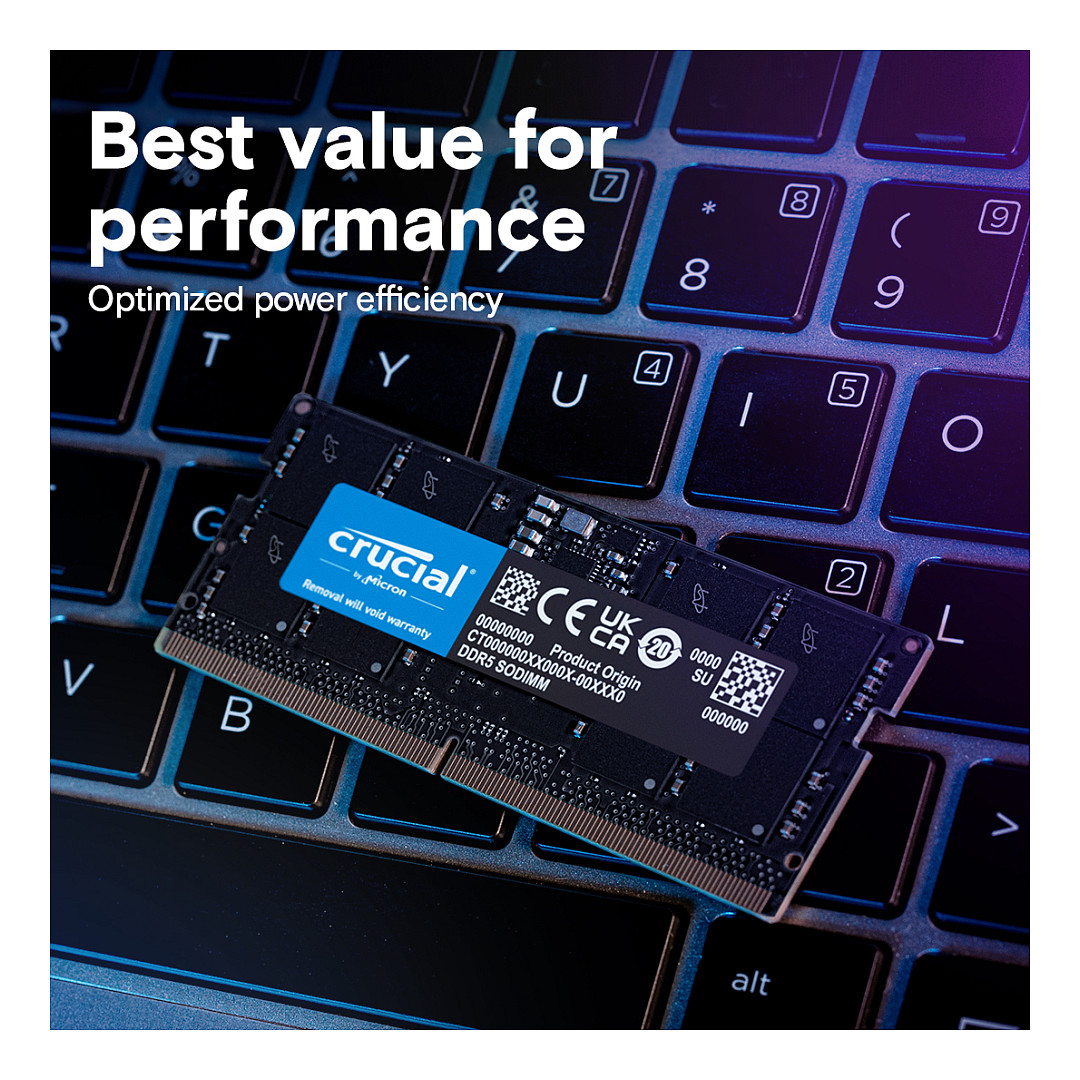 RAM CRUCIAL CT64G56C46S5 64GB DDR5-5600 SODIMM-5