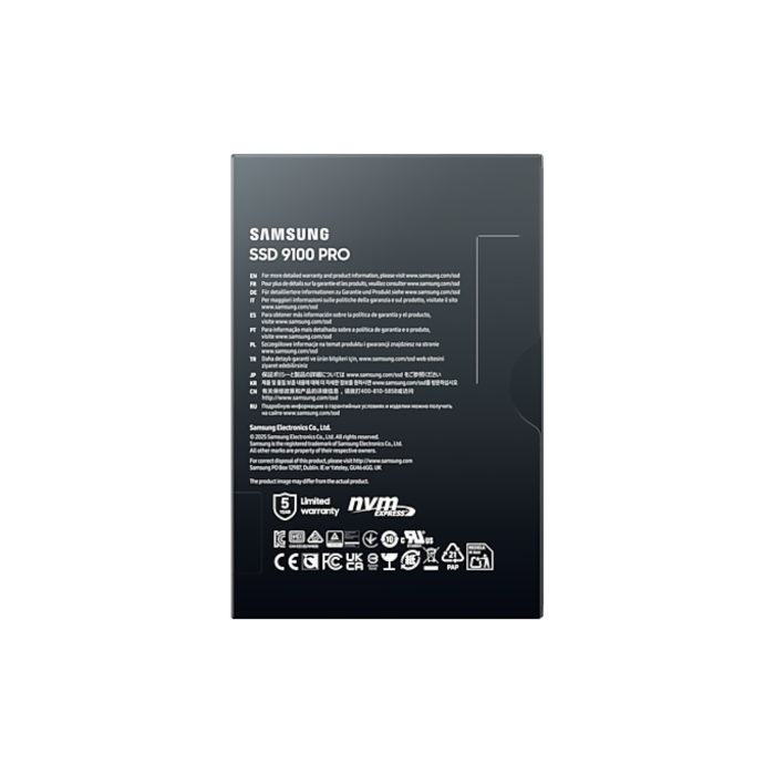 SSD SAMSUNG MZ-VAP1T0BW (1TB, M.2, PCIEx4, PCI Gen5.0, 9100 Pro, 14800/13400 MB/s, 600 TBW)-4