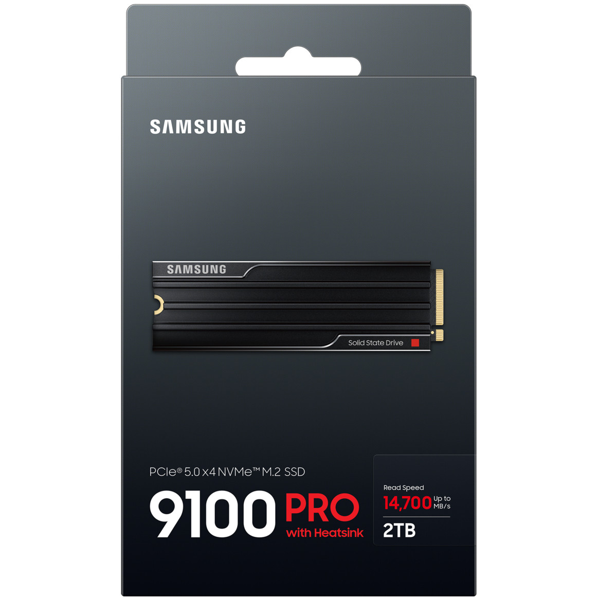 SSD SAMSUNG MZ-VAP2T0CW 2TB M.2 PCIEx4 PCI Gen5.0 9100 Pro s Heatsink-10