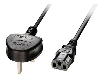Strujni kabel LINDY UK (BS 1363A) na C13, 3 metra-0