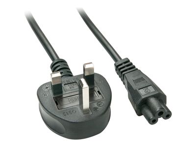 Strujni kabel LINDY 2m (IEC C5 na UK BS 1363)