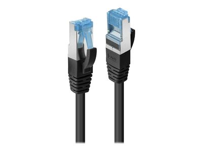 Mrežni kabel LINDY Cat.6A S/FTP (1m, crna boja)