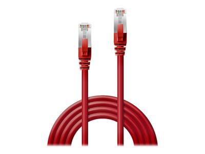 Mrežni kabel LINDY Cat.6A S/FTP LS0H, 7.5m, crvena boja