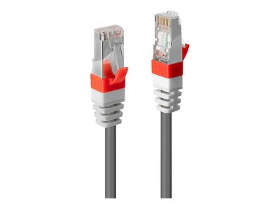 Mrežni kabel LINDY Cat.6A S/FTP LSZH, 0.5m, siva boja-0