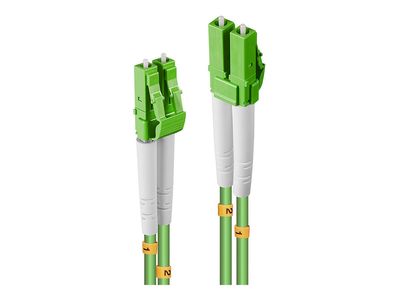 Optički kabel LINDY LC/LC Duplex OM4 50/125µm LSZH 10m (limeta zelena boja)-0