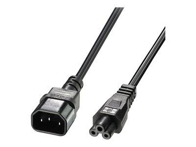 Strujni kabel LINDY C14 na C5 (Cloverleaf), 5m