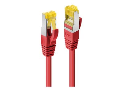 Mrežni kabel LINDY Cat.6A S/FTP, 30 cm, crvena boja-0