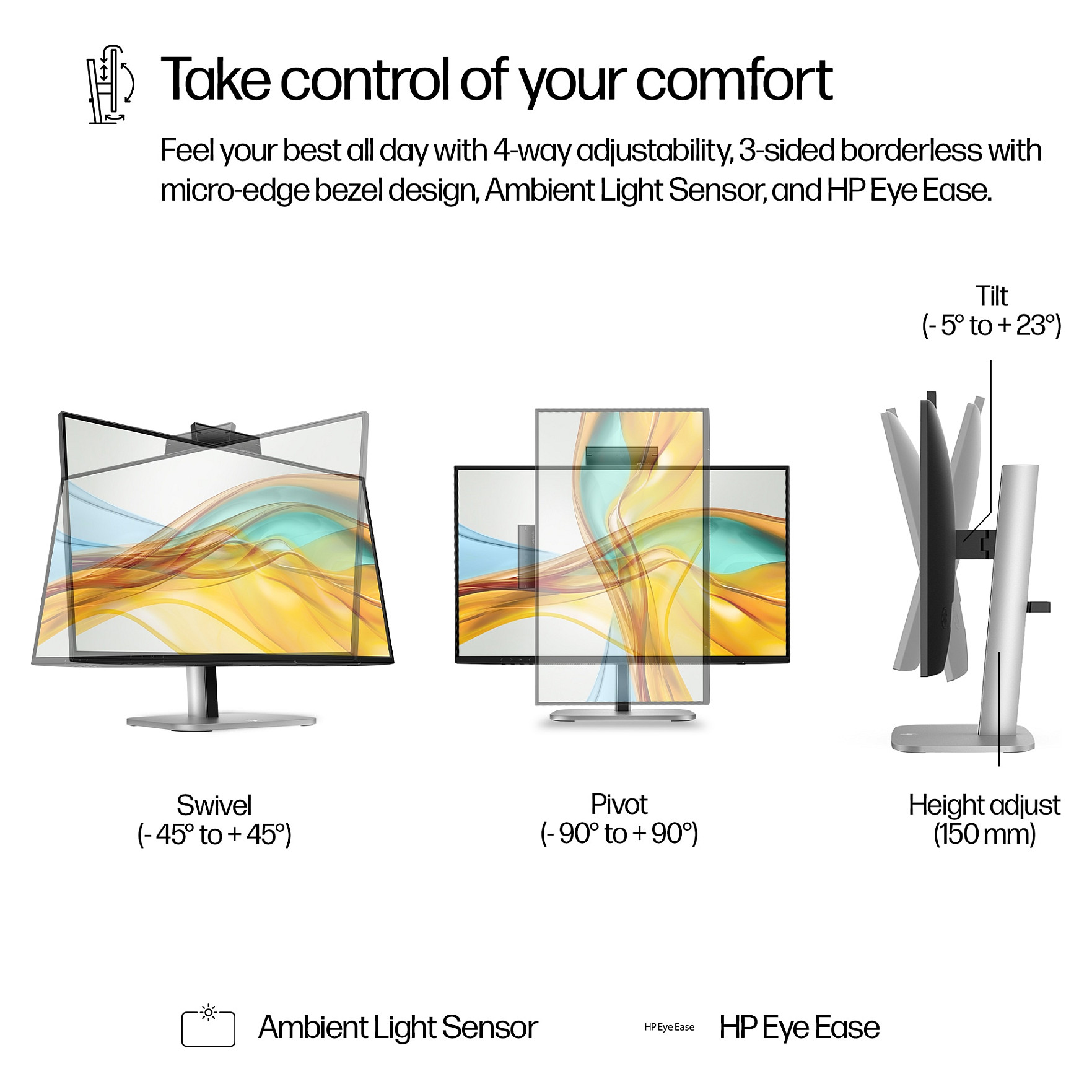Monitor HP 524pm - Series 5 Pro (24", Full HD, 100% sRGB, HDMI/DP/USB-C, ugrađeni KVM prekidač)-13