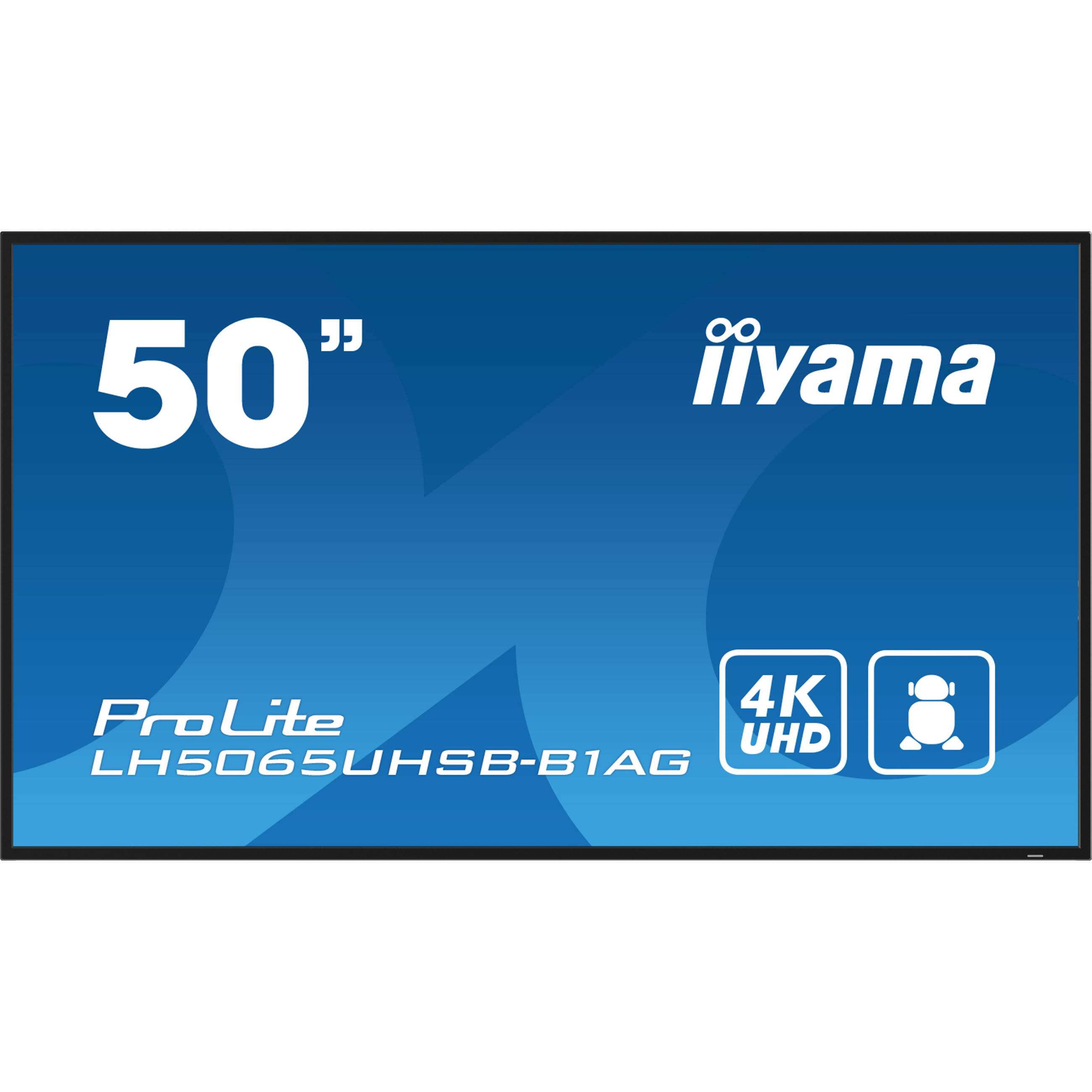 iiyama ProLite LH5065UHSB-B1AG 50" Class (49.5" viewable) LED-backlit LCD display - 4K - for digital signage-6
