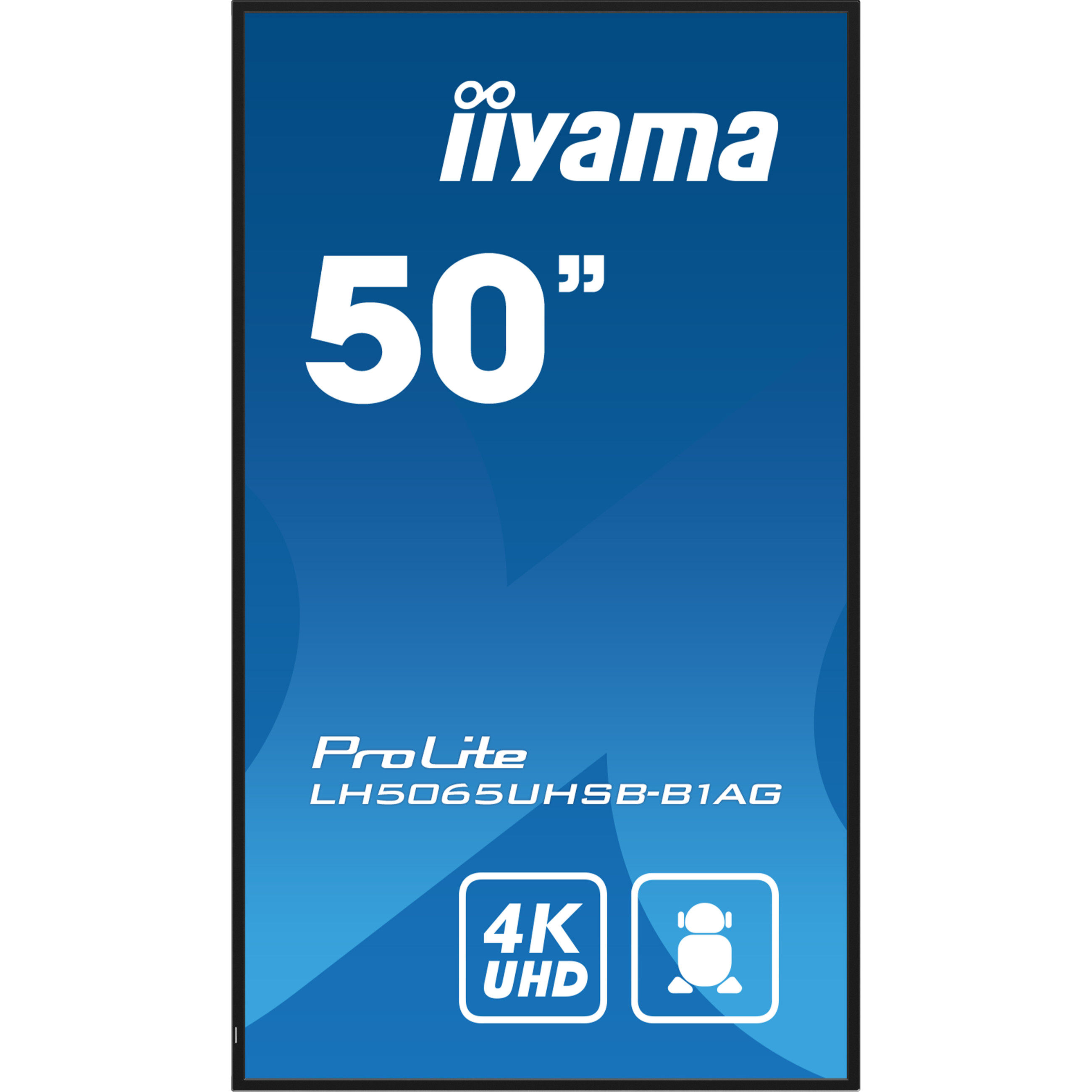 iiyama ProLite LH5065UHSB-B1AG 50" Class (49.5" viewable) LED-backlit LCD display - 4K - for digital signage-18