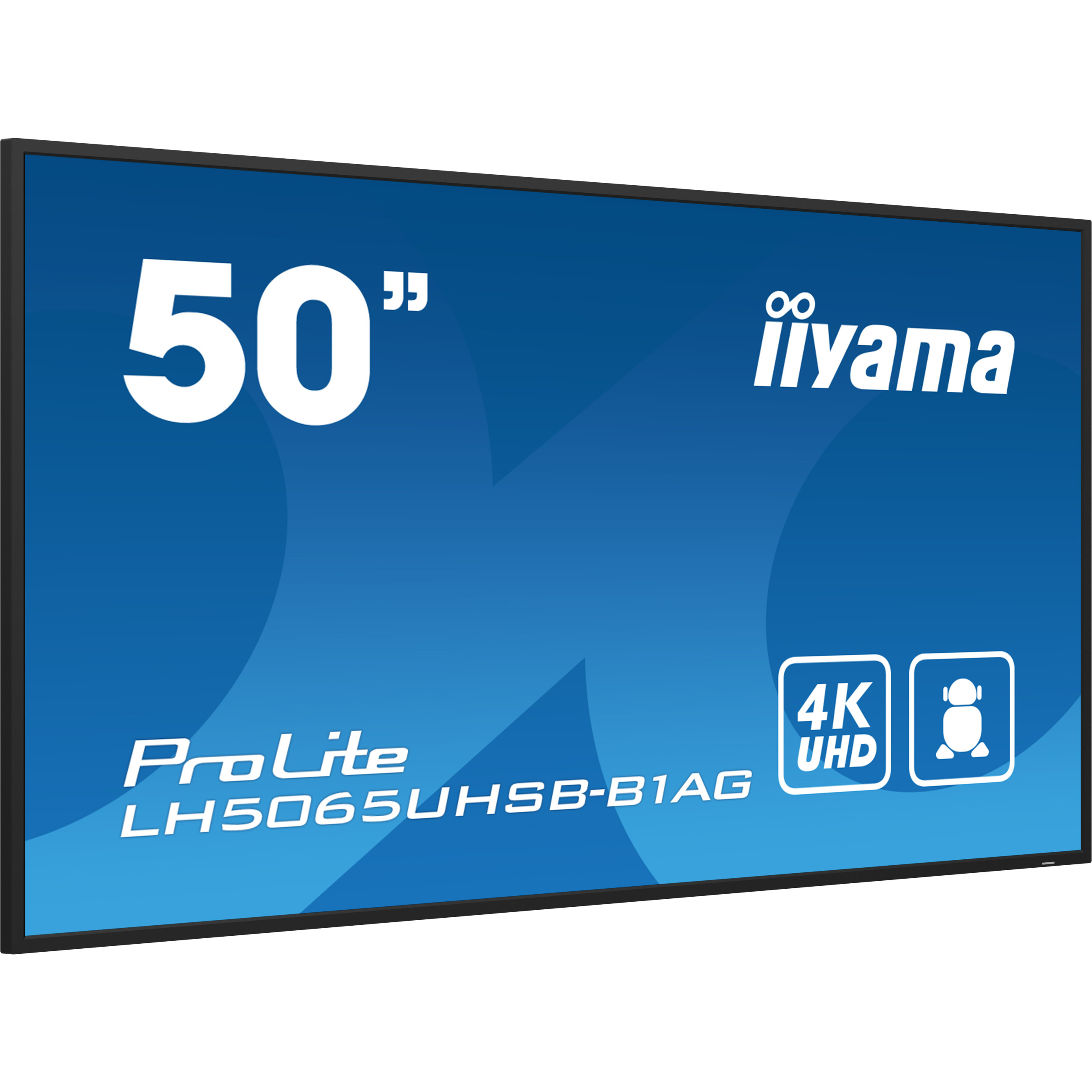 iiyama ProLite LH5065UHSB-B1AG 50" Class (49.5" viewable) LED-backlit LCD display - 4K - for digital signage-20