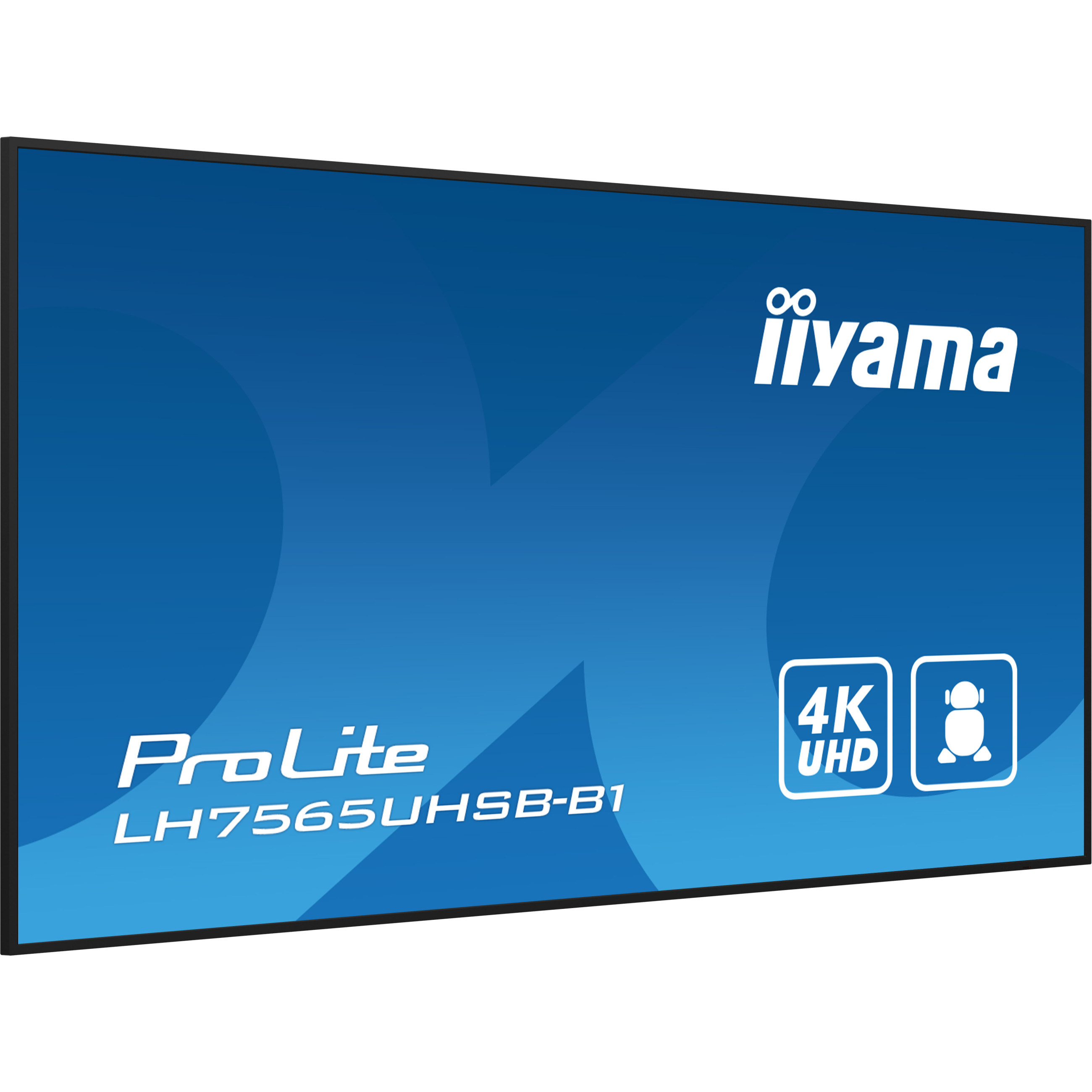 iiyama ProLite LH7565UHSB-B1 75" Class (74.5" viewable) LED-backlit LCD display - 4K - for digital signage-17