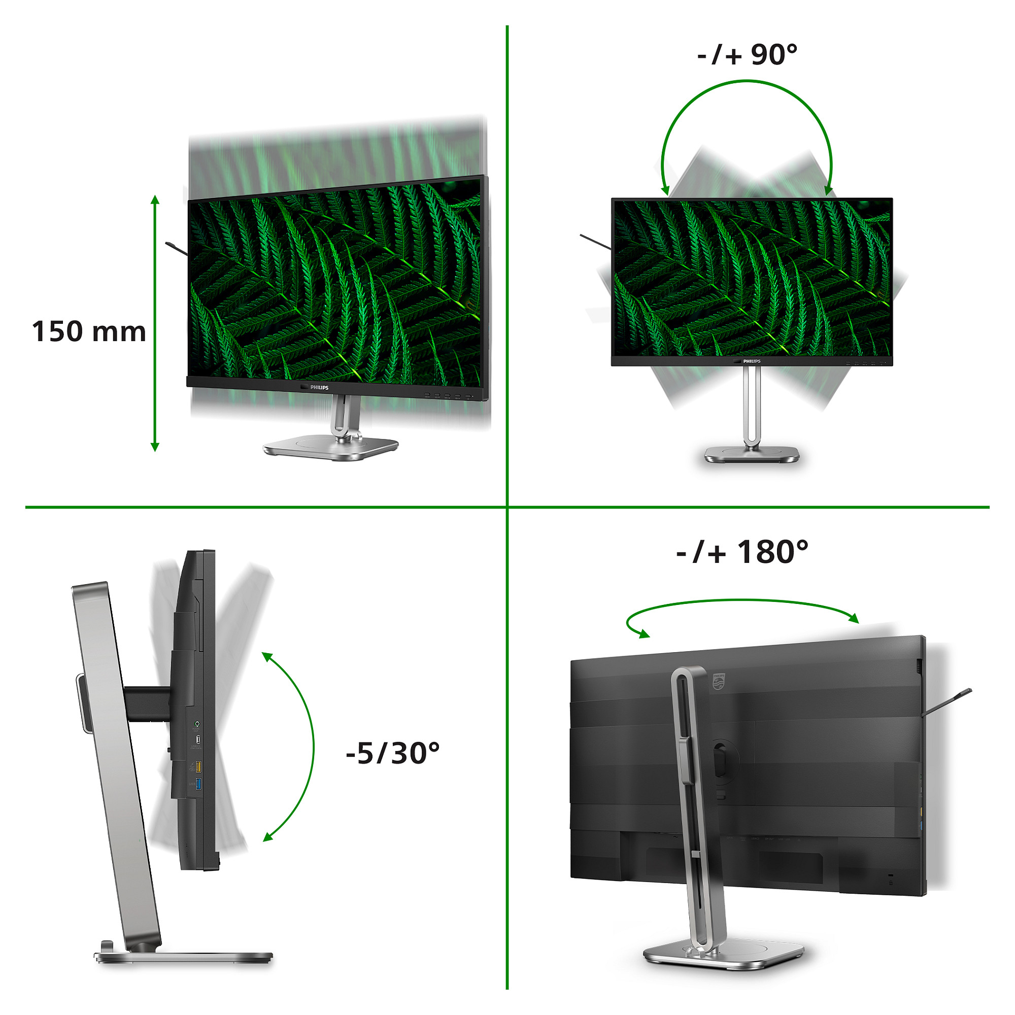 Monitor PHILIPS 27B2G5601 - QHD - 27 inča-14