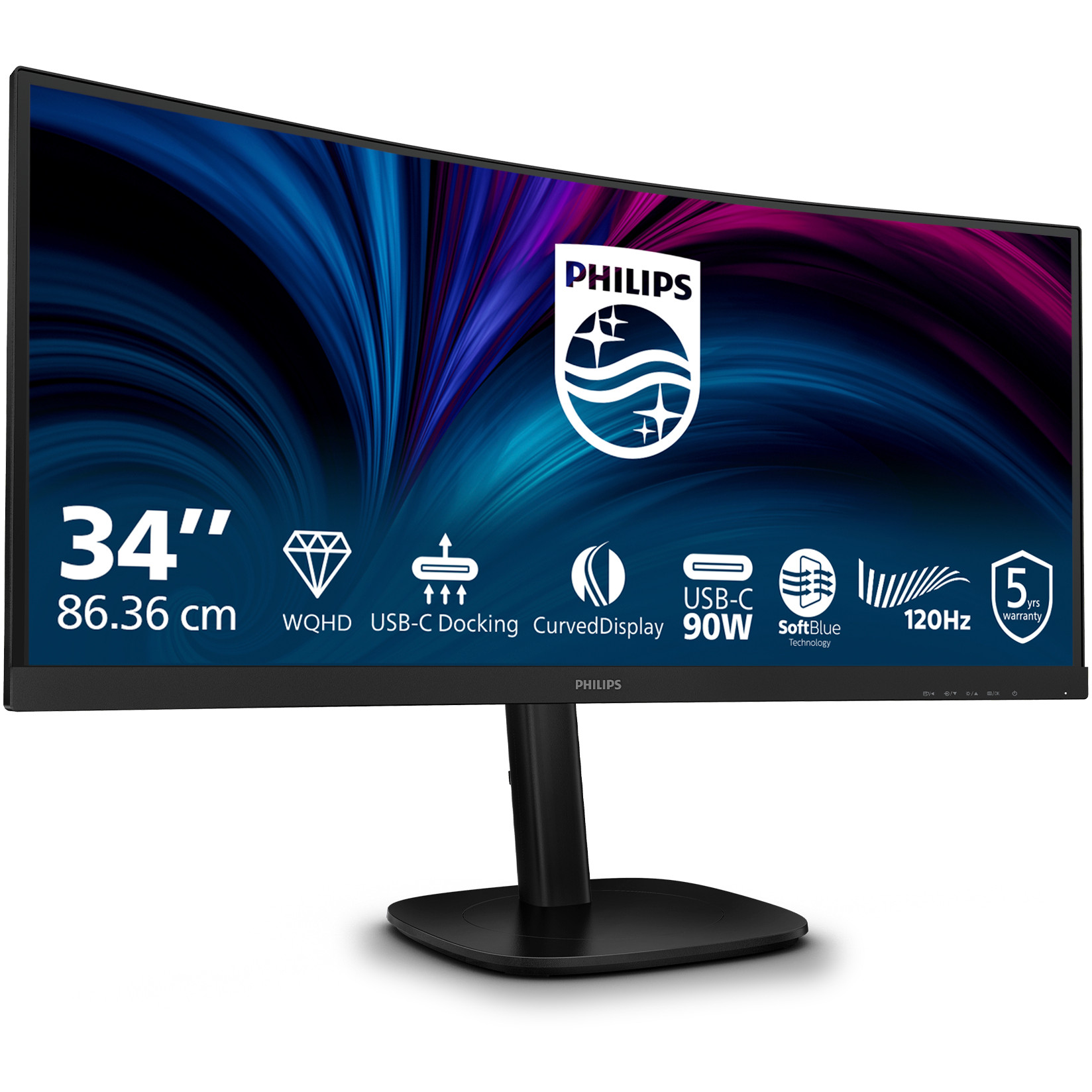 Monitor PHILIPS 34B2U3600C - 34 inča, WQHD 3440 x 1440, zakrivljen-6