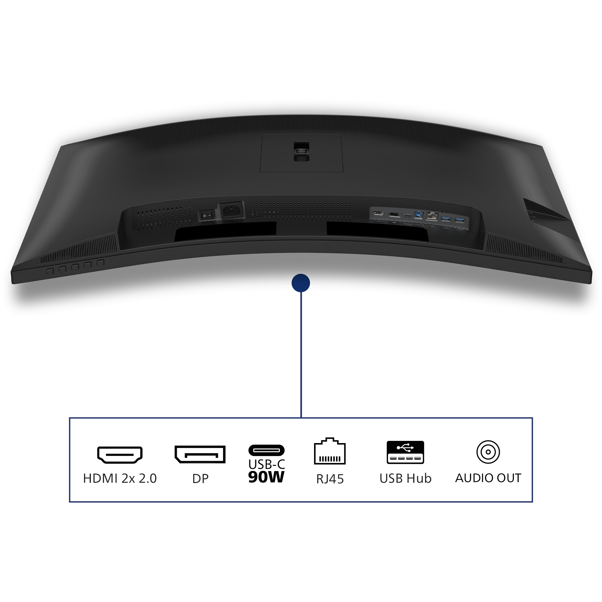 Monitor PHILIPS 34B2U3600C - 34 inča, WQHD 3440 x 1440, zakrivljen-14