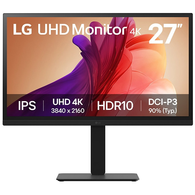 Monitor LG 27BA45U-B Business UHD (27", UHD, IPS, HDMI/DP)-0