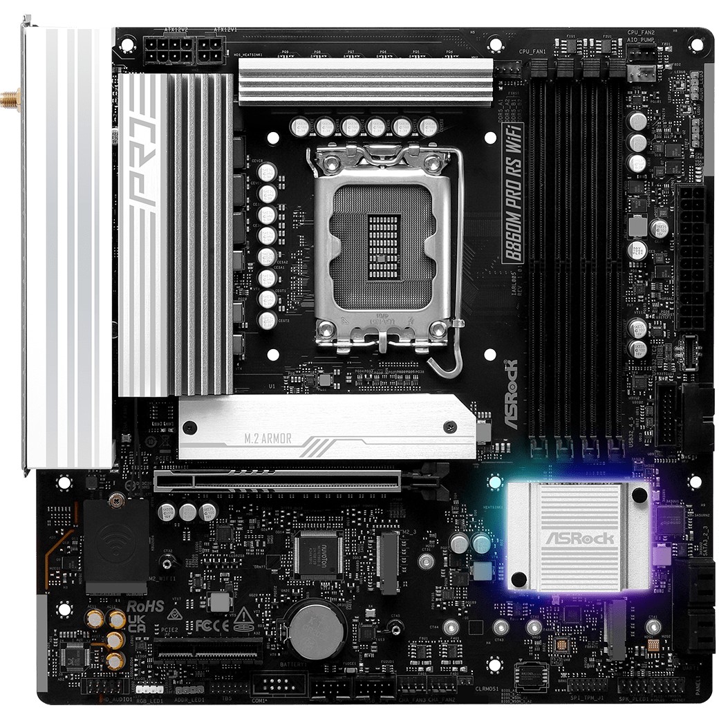 MB ASRock Intel 1851 B860M Pro RS WiFi-6