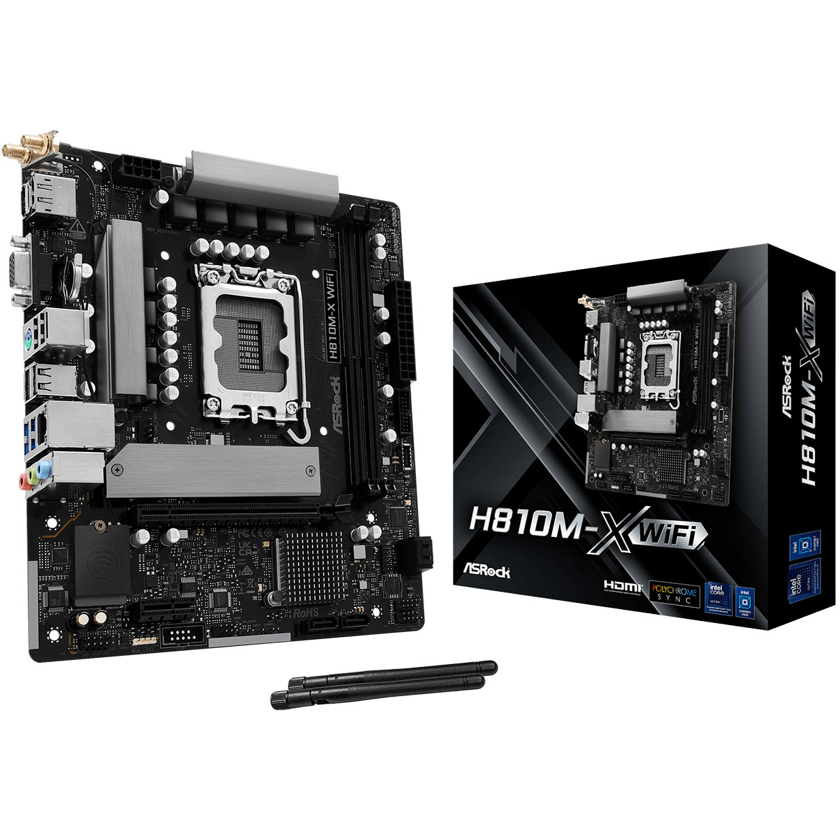 Matična ploča ASROCK Intel 1851 H810M-X WiFi-4