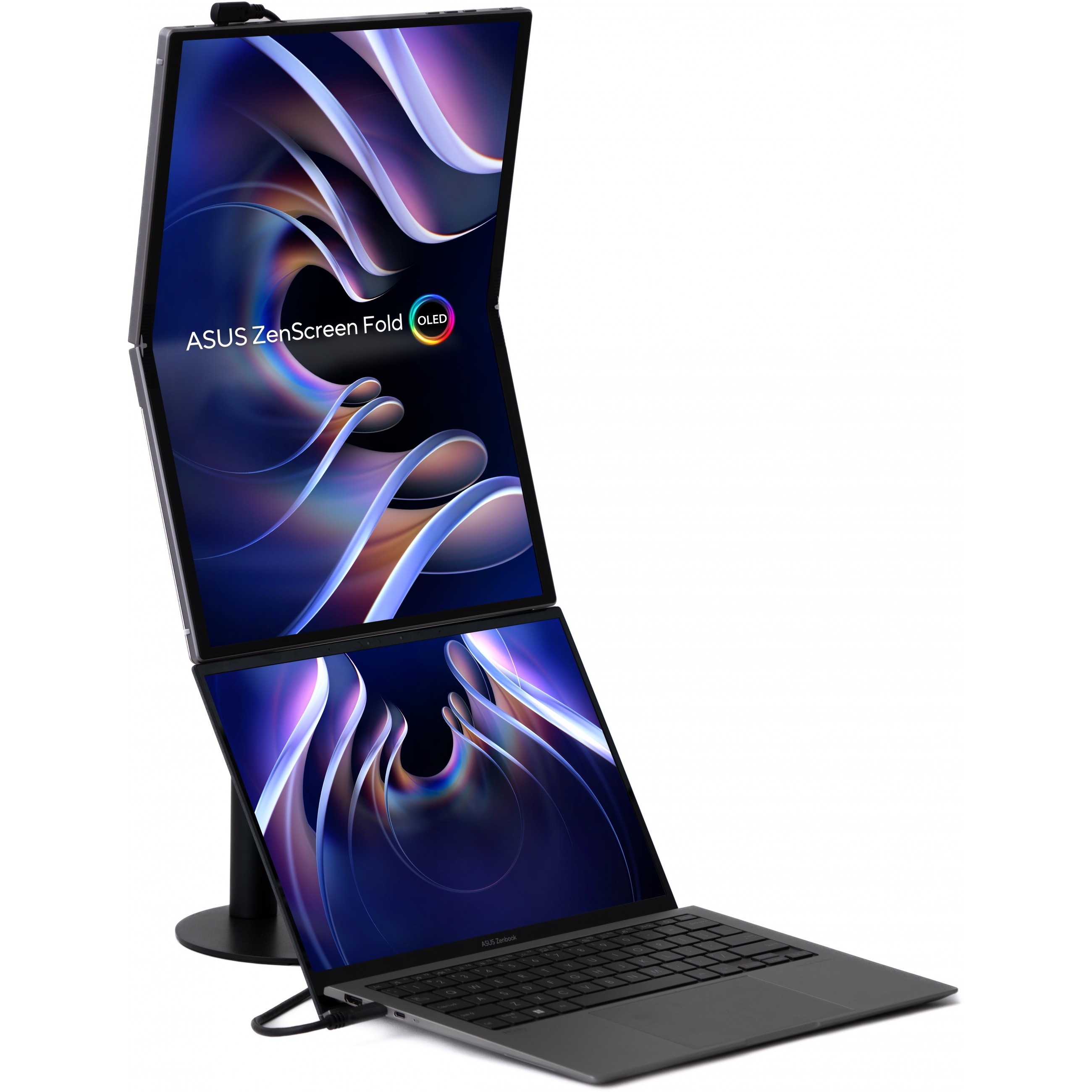 Monitor ASUS ZenScreen Fold OLED MQ17QH - QHD - 17.3"-12