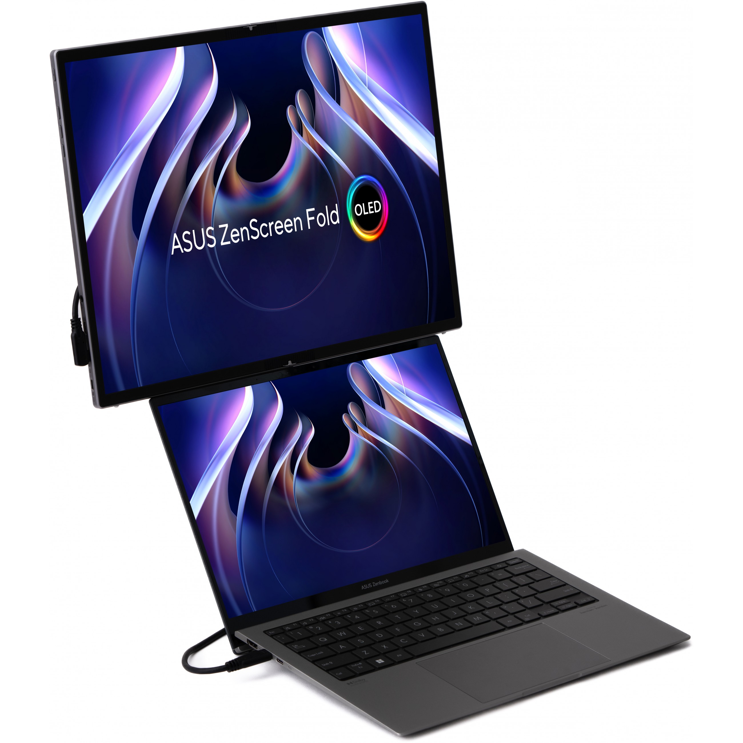Monitor ASUS ZenScreen Fold OLED MQ17QH - QHD - 17.3"-13
