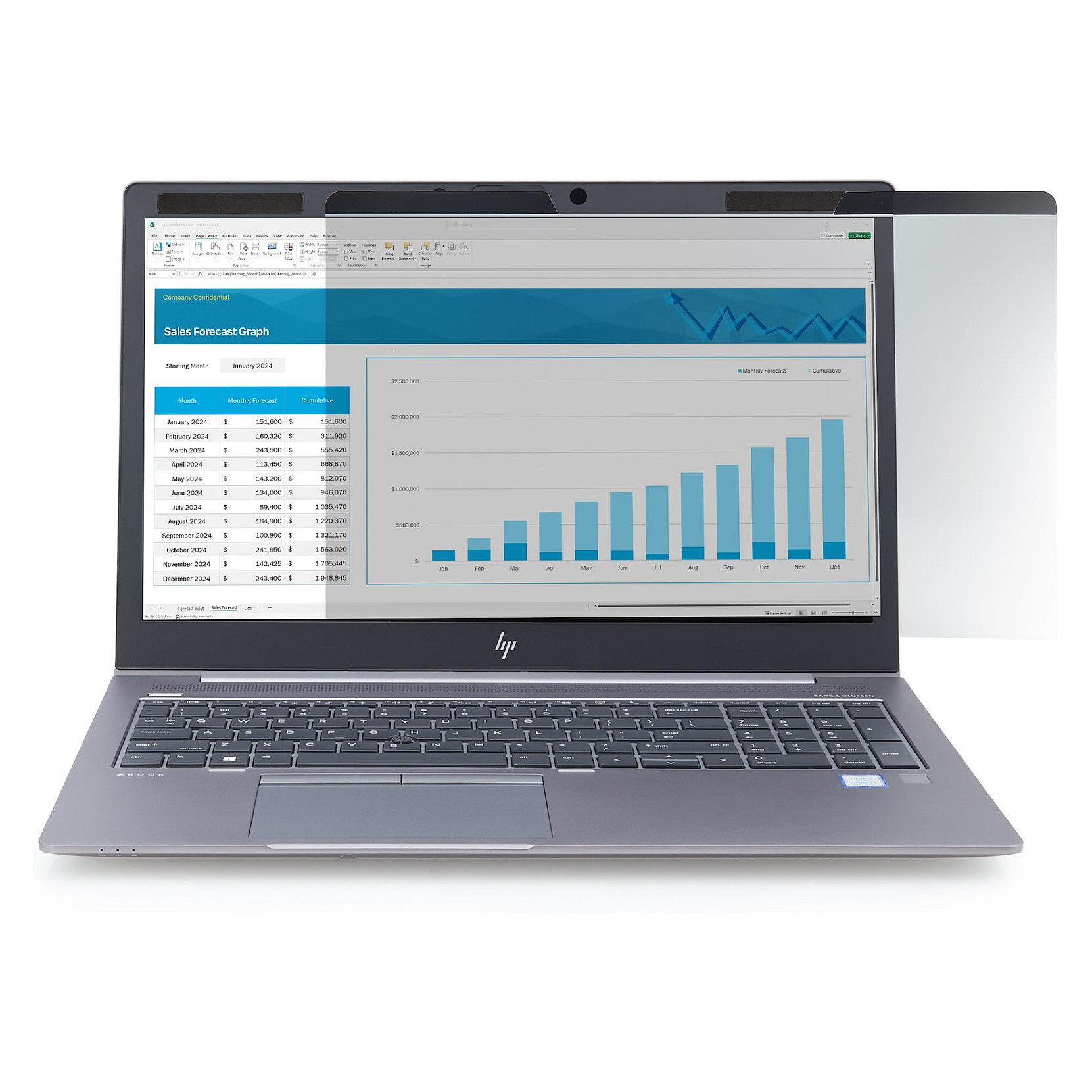 Filter za privatnost STARTECH.COM Magnetic Privacy Screen (za 14" 169 laptop, magnetski)-6