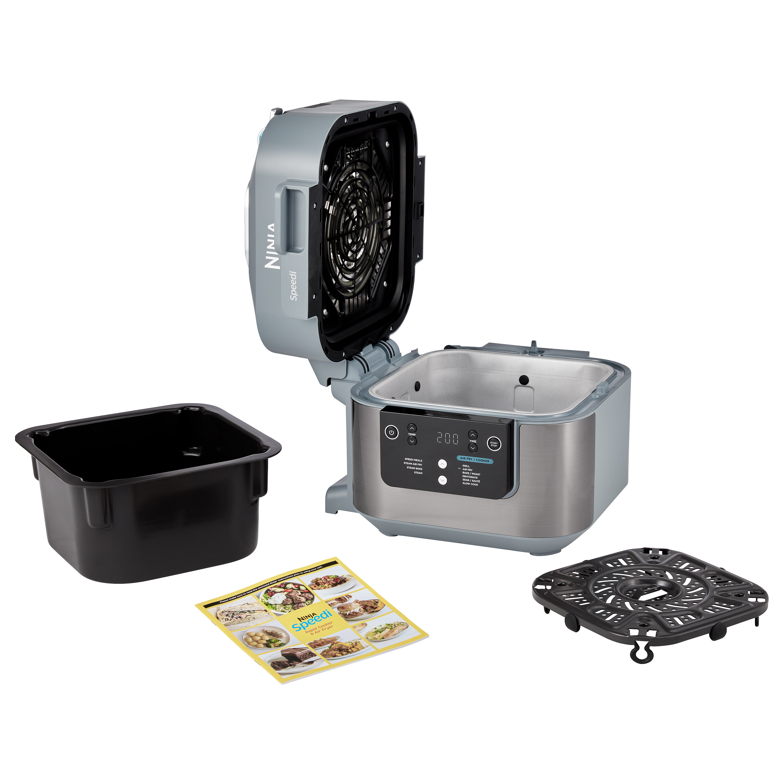 Multi cooker NINJA Speedi ON400EU (kapacitet 5.7 litara, 2 kg hrane, digitalni prikaz, 10 pre-programiranih postavki)-14