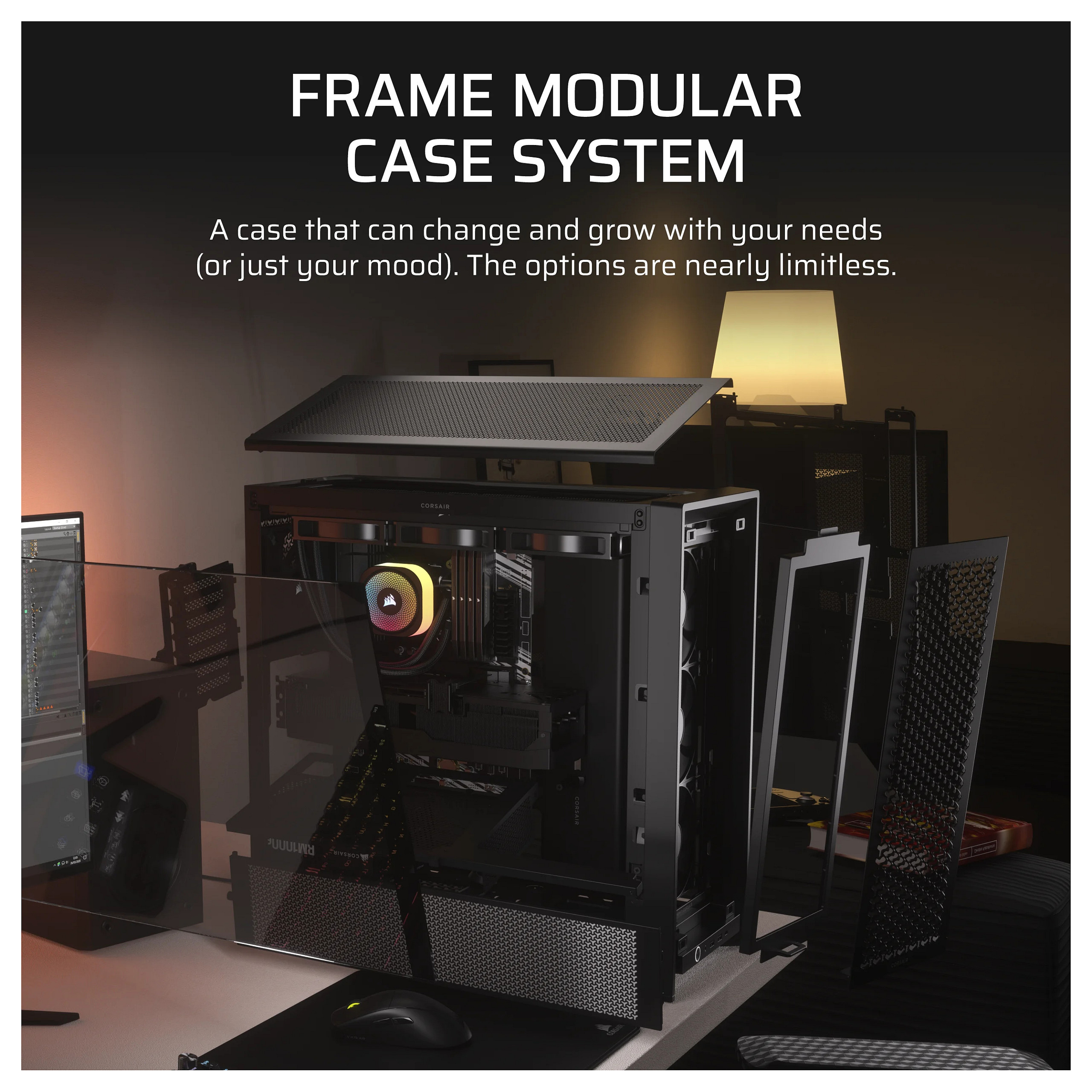 CORSAIR FRAME 4000D RS - midi-tower - extended ATX-17