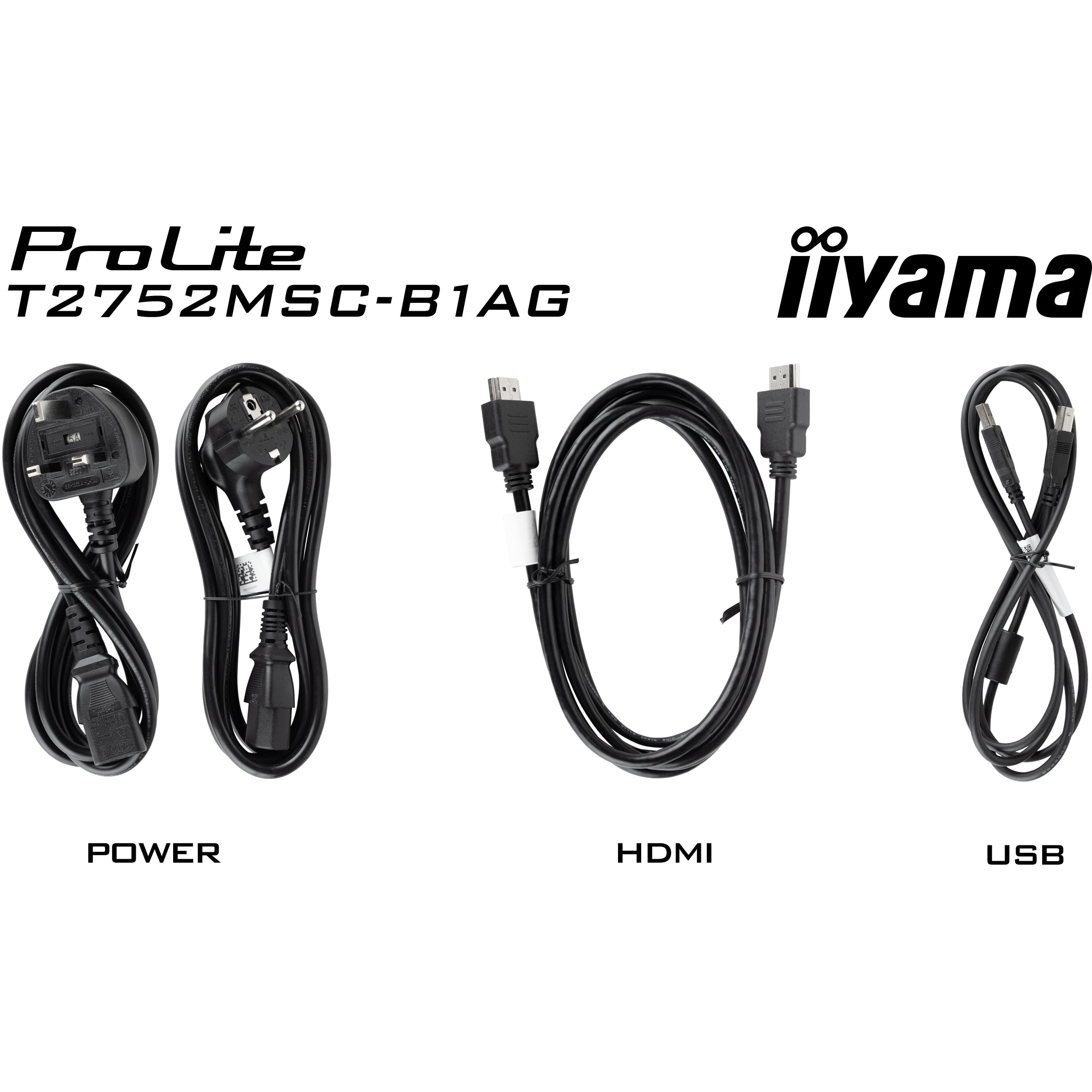 iiyama ProLite T2752MSC-B1AG - LED monitor - Full HD (1080p) - 27-11