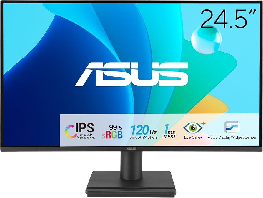 Monitor ASUS VA259HGA - LED monitor - Full HD (1080p) - 25, 1920 x 1080, 300 cd/m², 30001, 1 ms, HDMI, VGA-4
