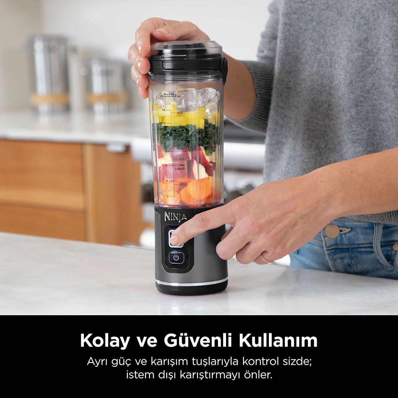 Blender NINJA Blast BC151EUBK - crna boja-11