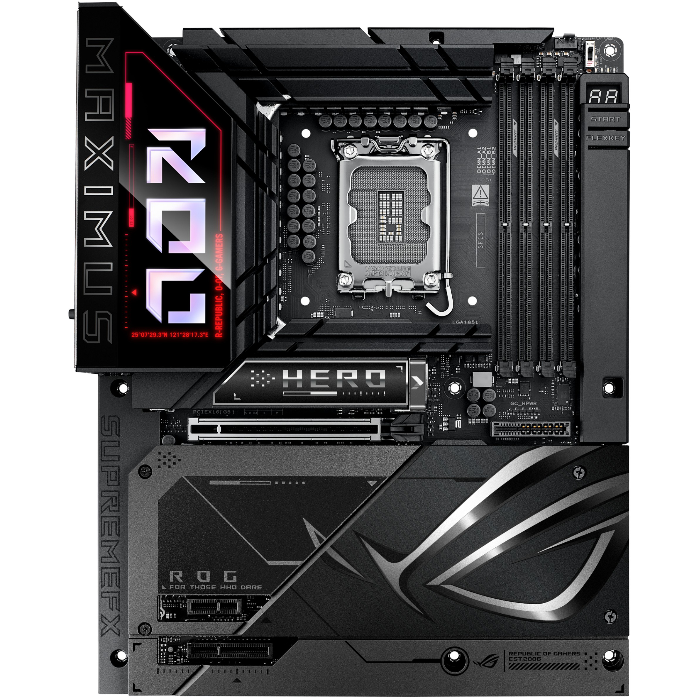 Motherboard ASUS ROG MAXIMUS Z890 HERO BTF - ATX - LGA1851 Socket - Z890-8