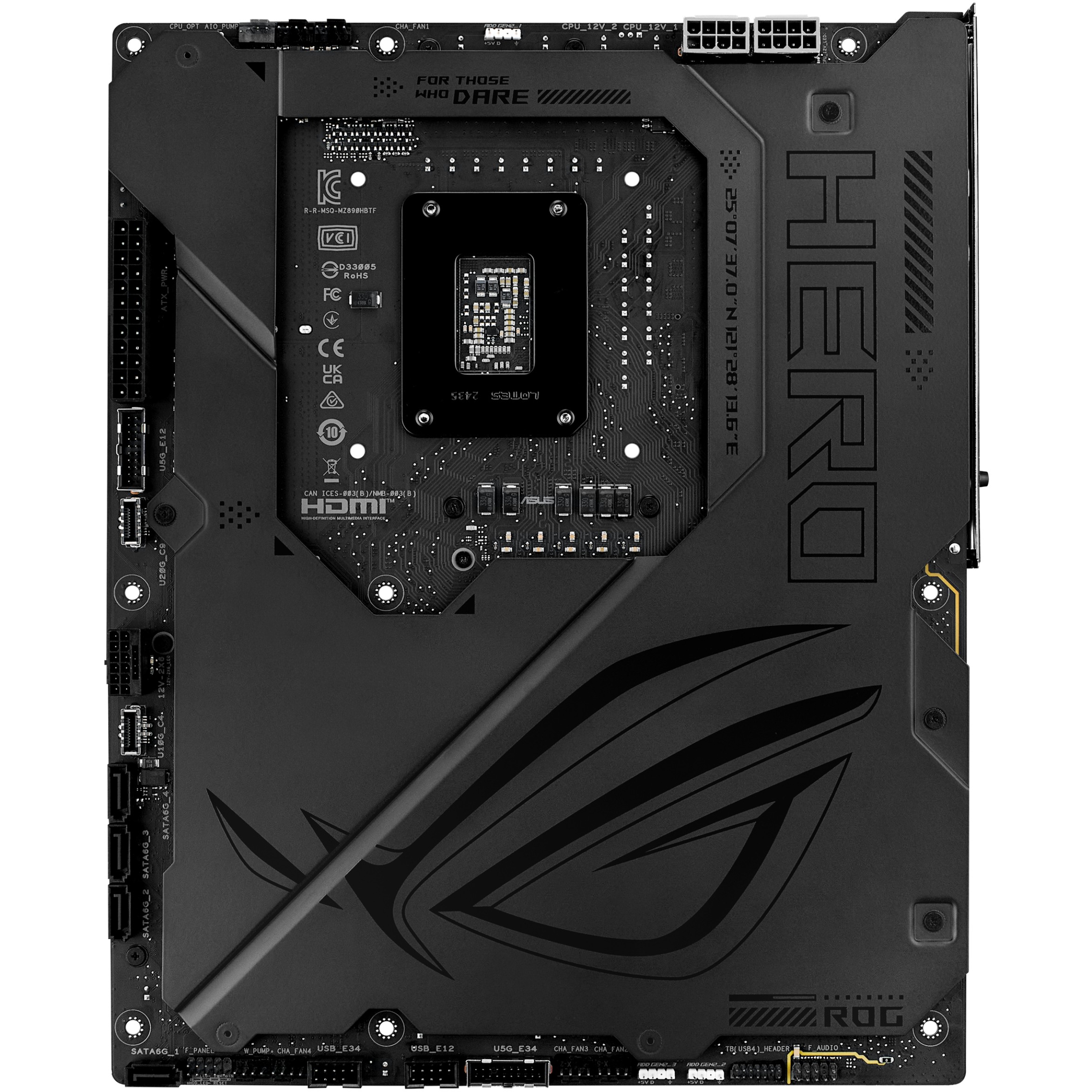 Motherboard ASUS ROG MAXIMUS Z890 HERO BTF - ATX - LGA1851 Socket - Z890-21