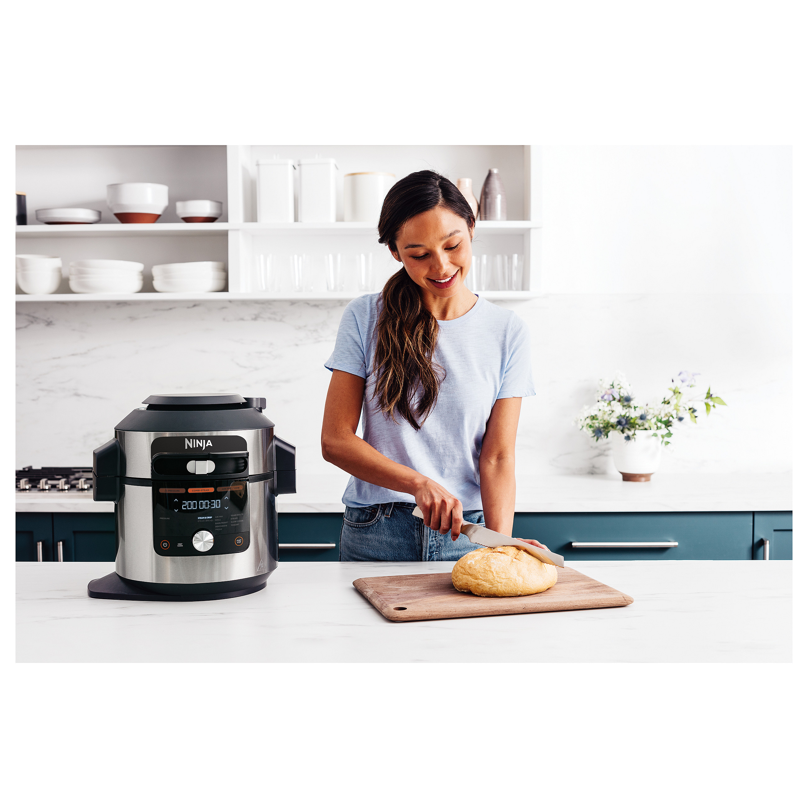 Ninja Foodi OL750EU - multi cooker - stainless steel/black-9