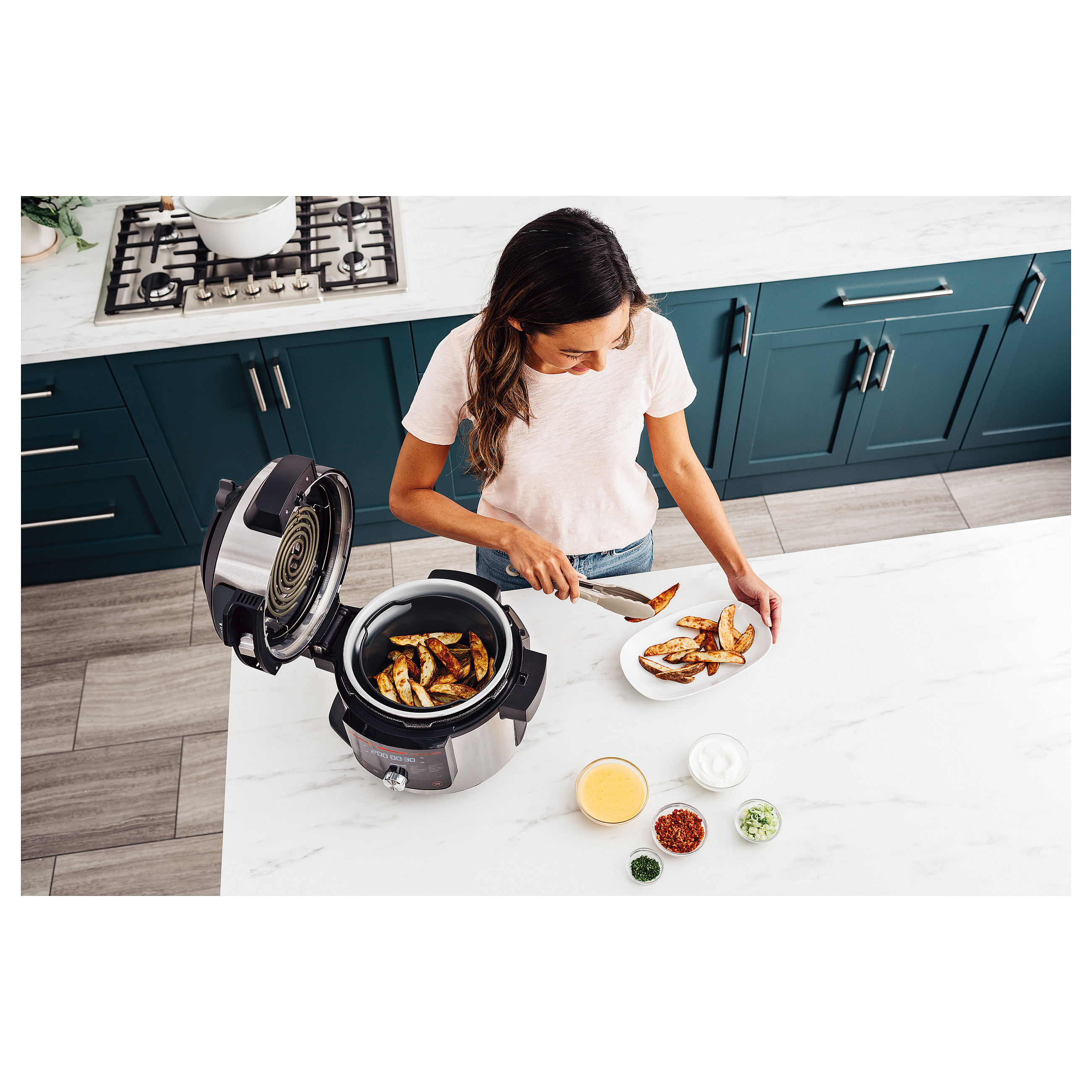 Ninja Foodi OL750EU - multi cooker - stainless steel/black-11