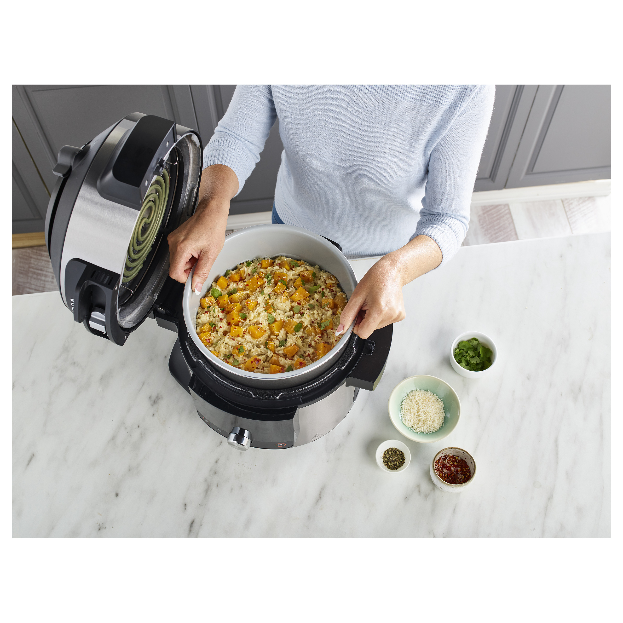 Ninja Foodi OL750EU - multi cooker - stainless steel/black-14