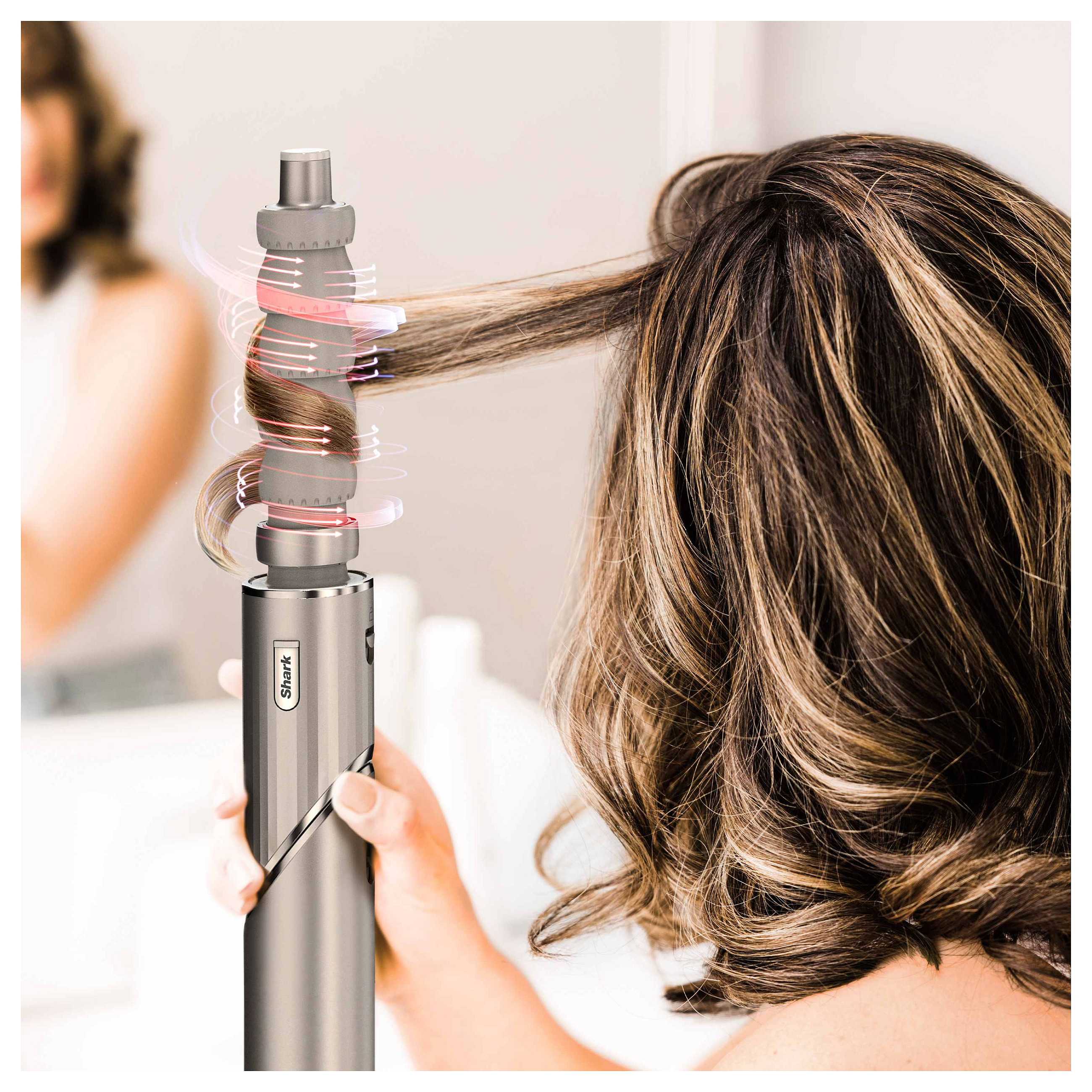 Shark FlexStyle HD446SLEU - hair dryer/hair styler - stone-9