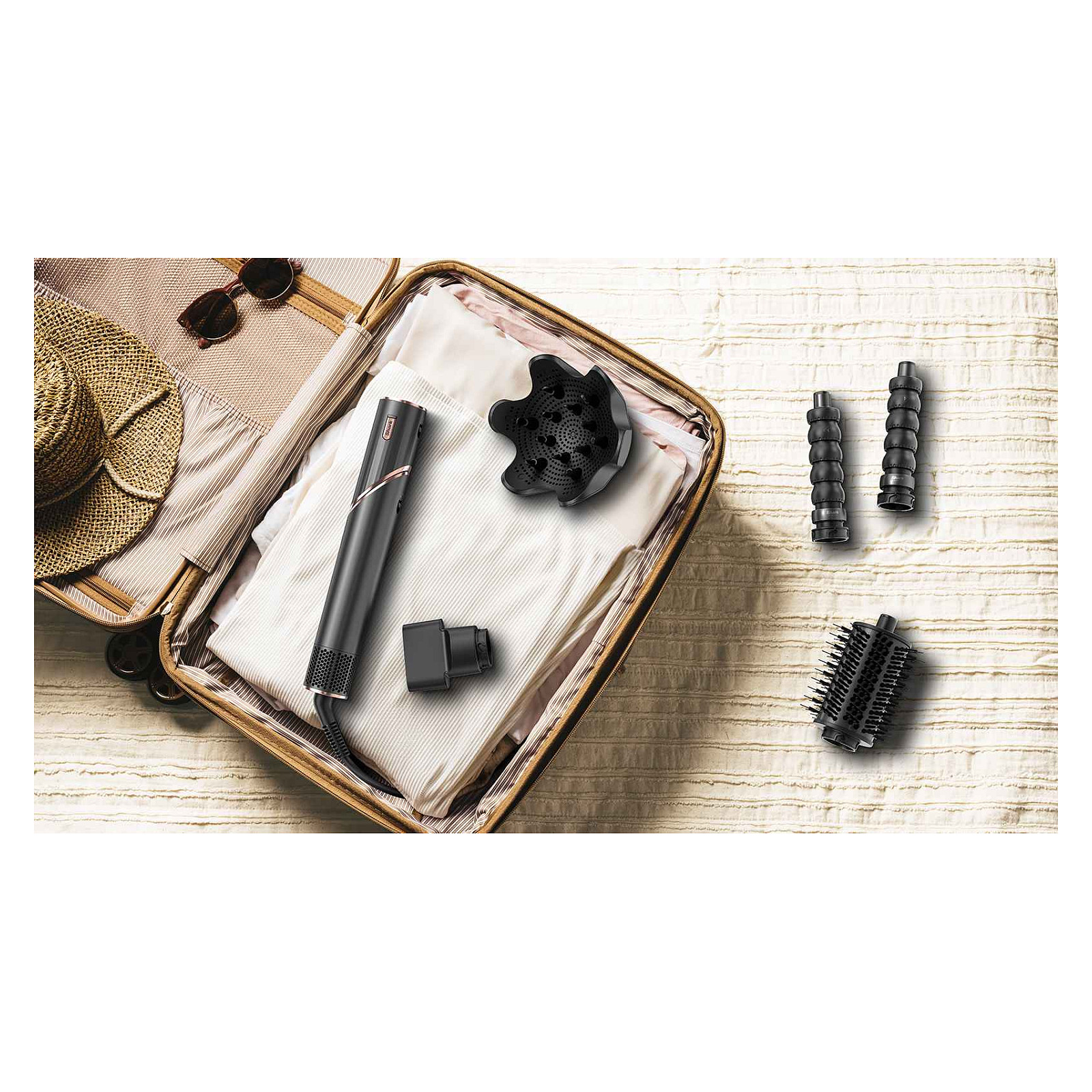 Shark FlexStyle HD446EU - hair dryer/hair styler - black-6