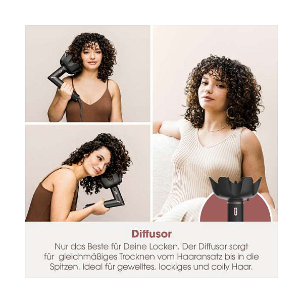 Shark FlexStyle HD446EU - hair dryer/hair styler - black-10