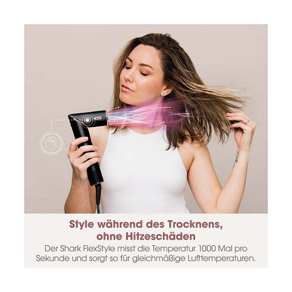 Shark FlexStyle HD446EU - hair dryer/hair styler - black-20