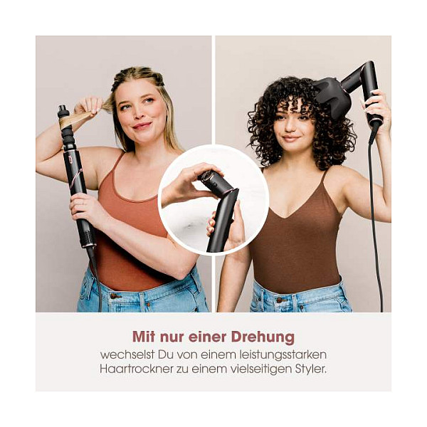 Shark FlexStyle HD446EU - hair dryer/hair styler - black-23