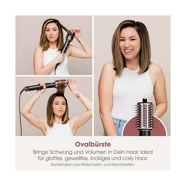 Shark FlexStyle HD446EU - hair dryer/hair styler - black-24