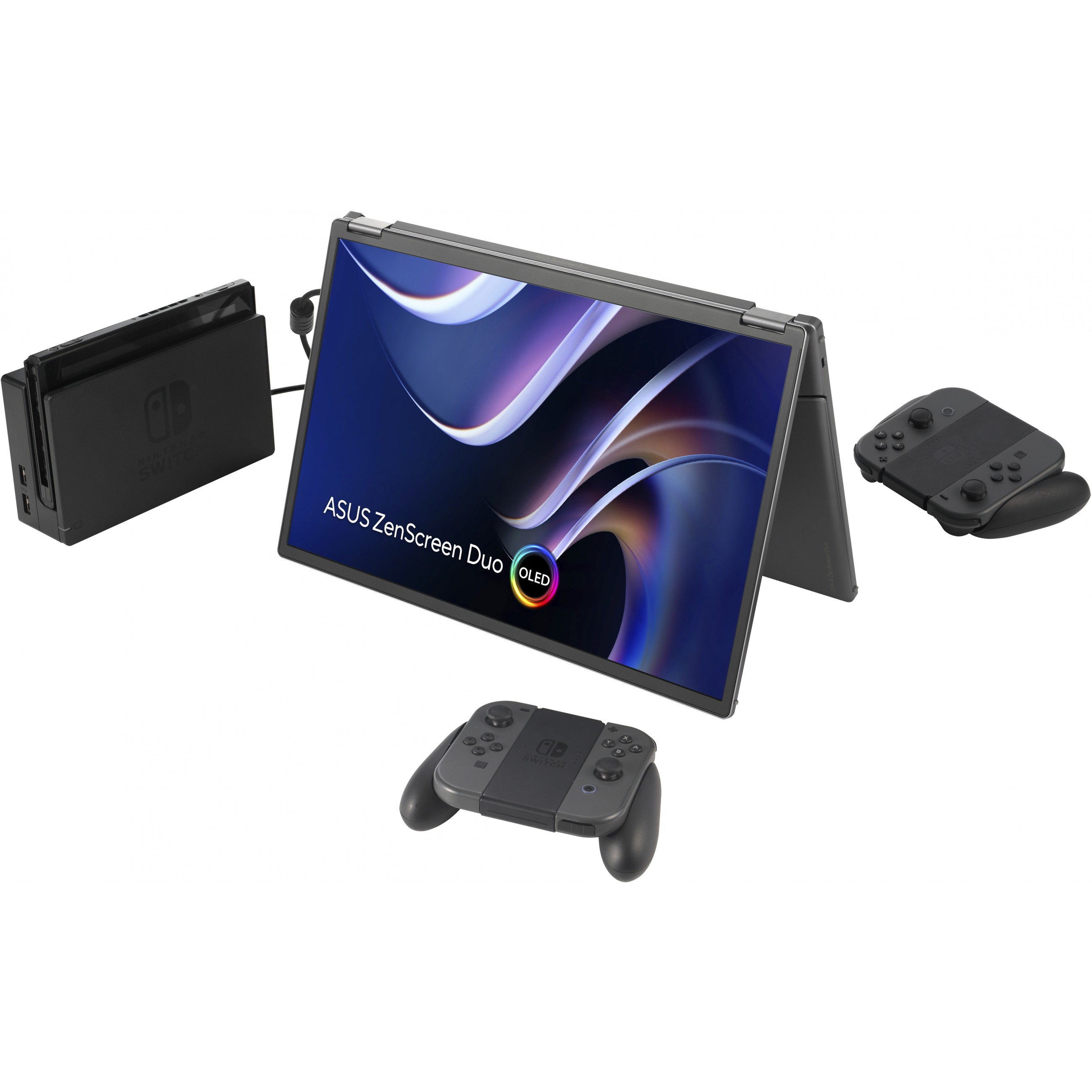 Monitor ASUS ZenScreen Duo OLED MQ149CD dual OLED 14" Full HD (1920 x 1200) HDR-13