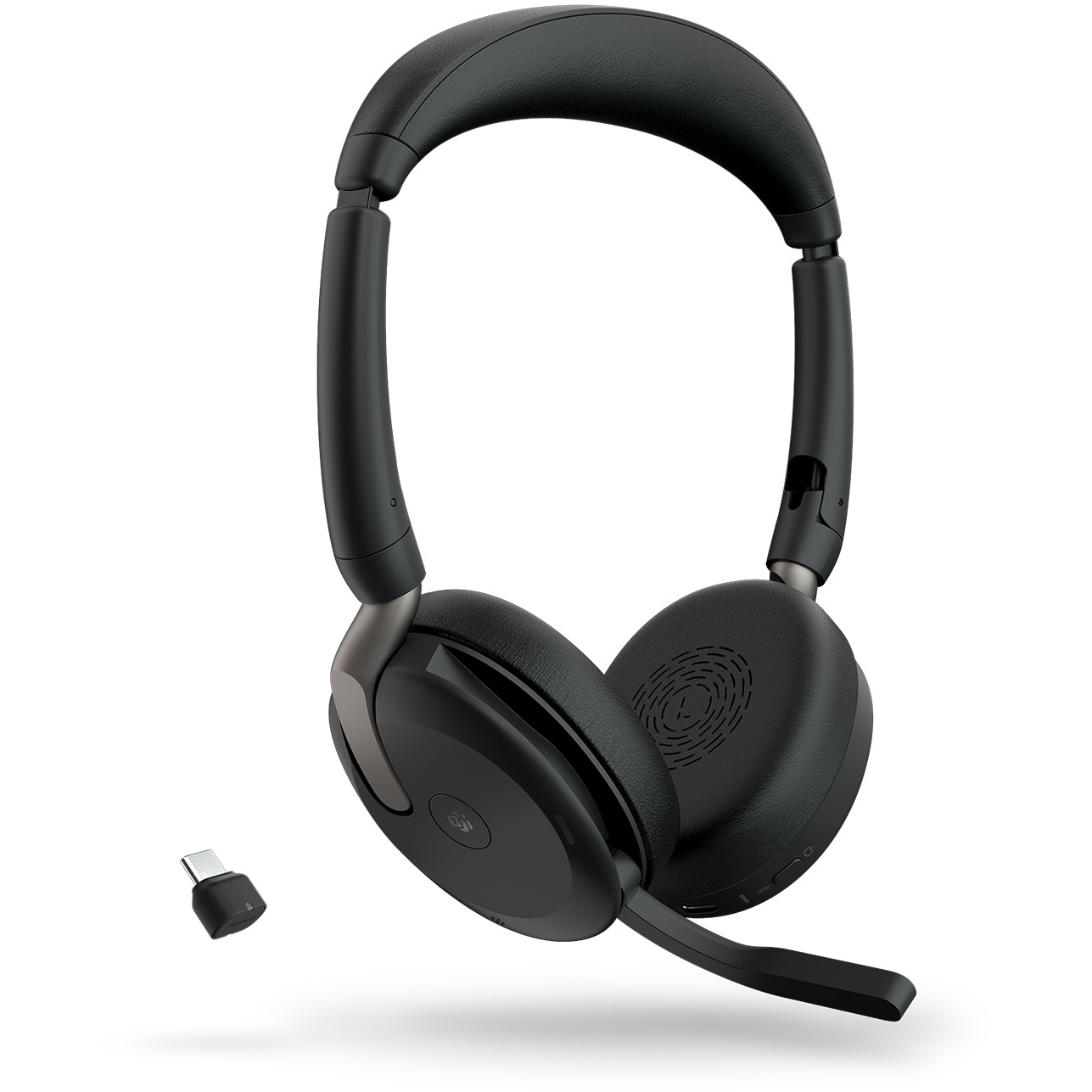 Slušalice JABRA Evolve2 65 Flex MS Stereo (ANC, Bluetooth, on-ear, do 37 h baterije, USB-C)-5