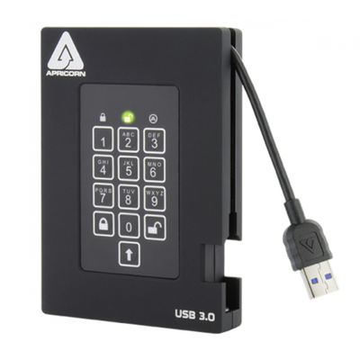 SSD APRICORN AEGIS PADLOCK FORTRESS (256 GB, USB 3.0)-0