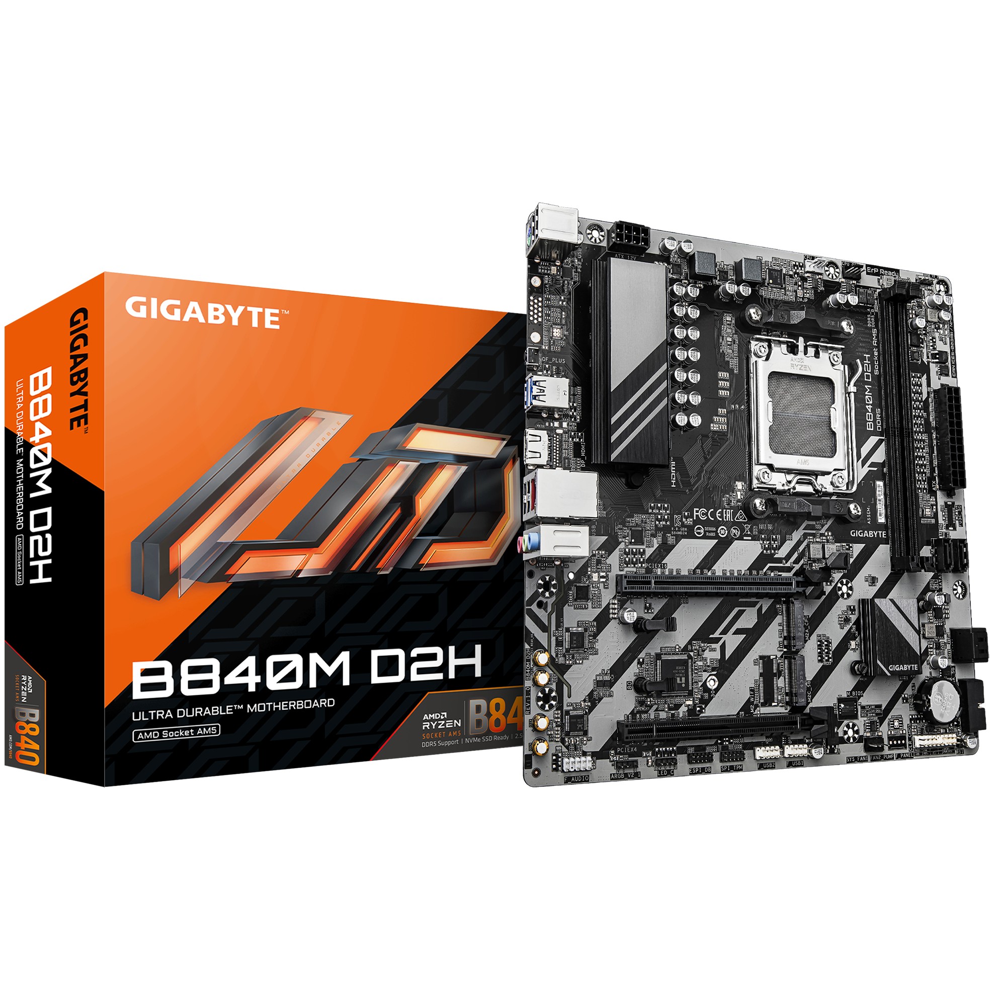 Matična ploča GIGABYTE AMD AM5 B840M D2H-6