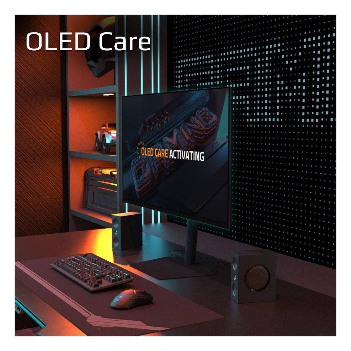 Monitor GIGABYTE MO32U (32", UHD, 165Hz, OLED)-20
